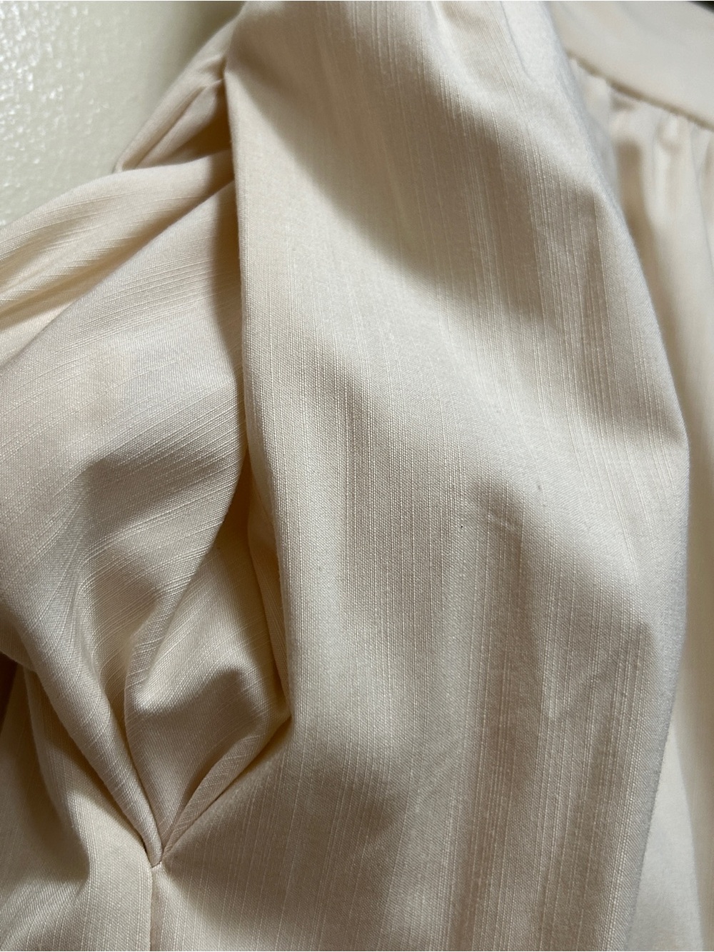 NWT Eloquii Cream Maxi Skirt with Gathered Waist size 26 - Picture 3 of 8